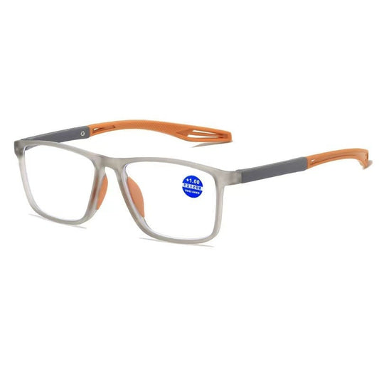 Fashionable silicone sports reading glasses