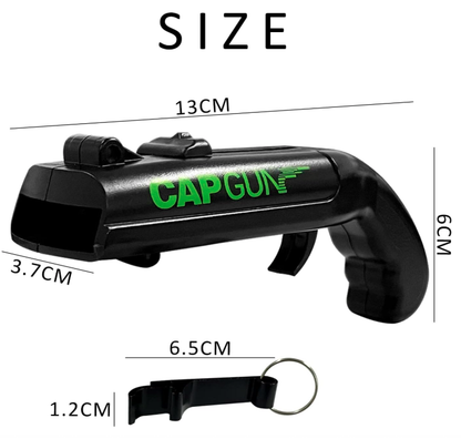 Cap Gun Beer Bottle Opener Portable