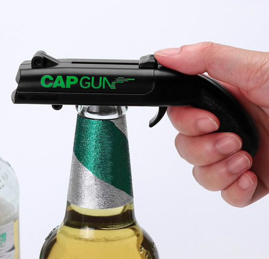 Cap Gun Beer Bottle Opener Portable